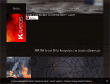 Tablet Screenshot of kratos.pl